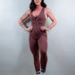 ELECTRA BODYSUIT - TUSCAN BROWN