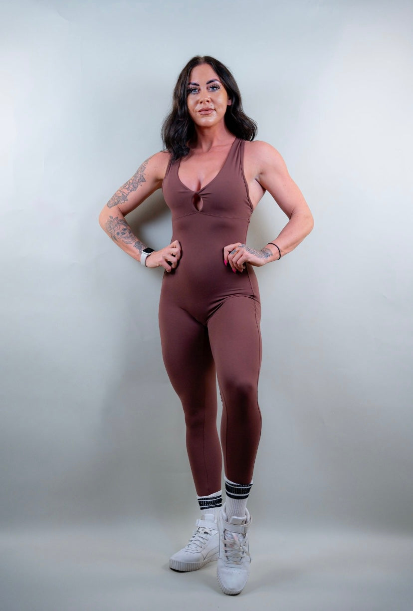 ELECTRA BODYSUIT - TUSCAN BROWN