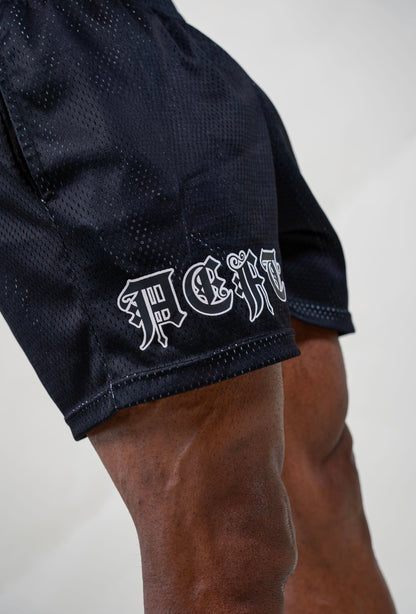 AEFT MESH SHORTS - BLACK