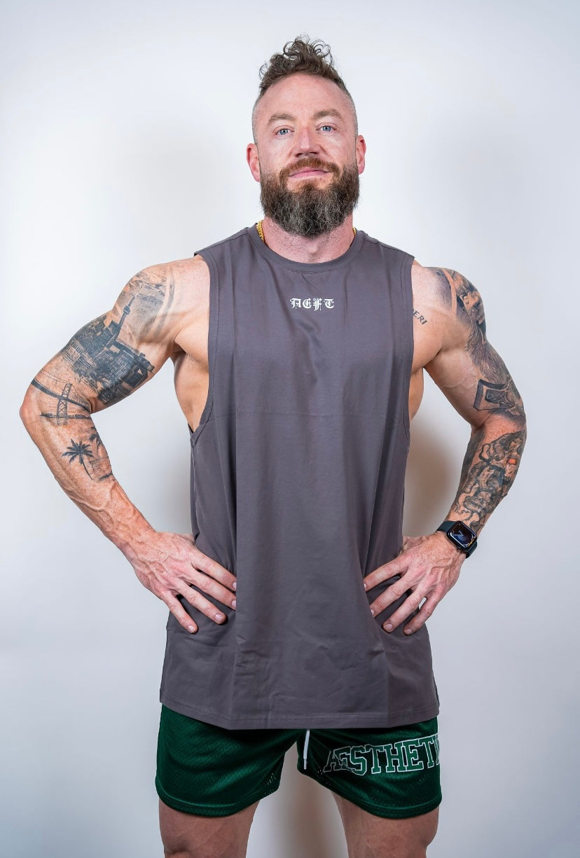 ORIGIN MUSCLE TANK - WOLF GREY