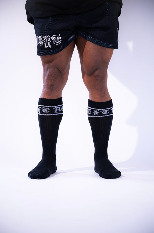 AEFT CREW SOCKS 2PK - BLACK