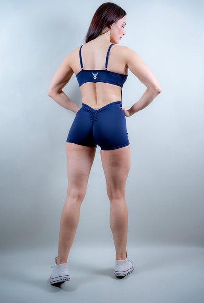 ELECTRA BODYSUIT SHORTS - NAVY