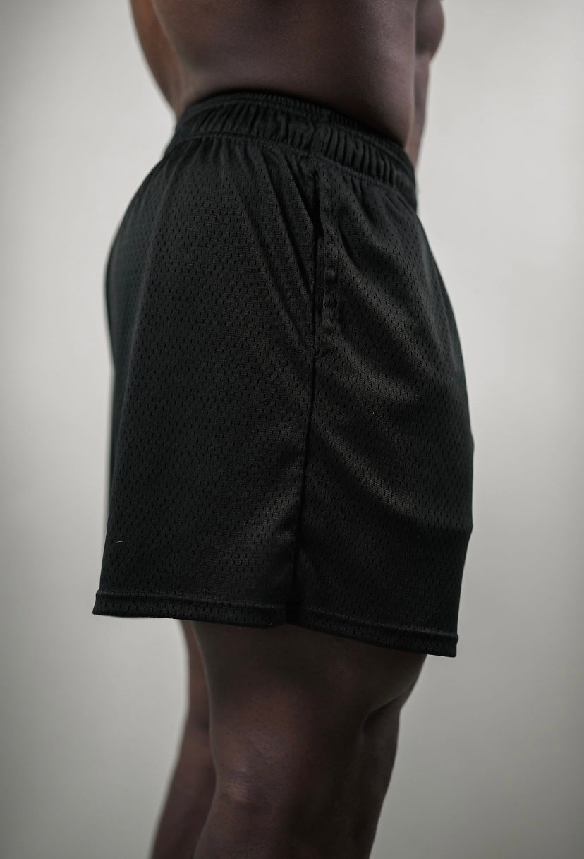 AESTHETICS MESH SHORTS - BLACK