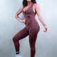 ELECTRA BODYSUIT - TUSCAN BROWN