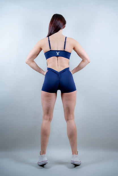 ELECTRA BODYSUIT SHORTS - NAVY
