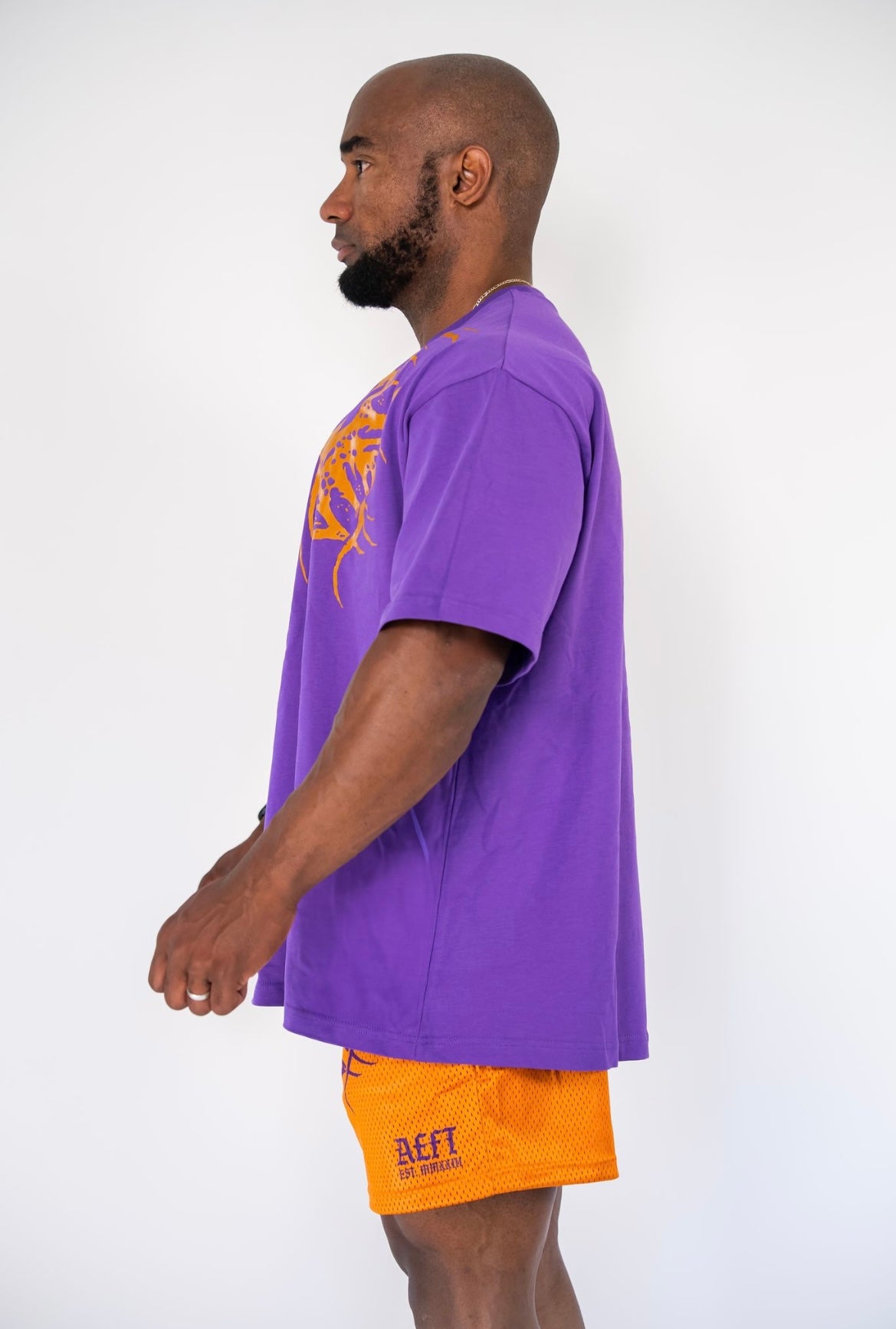 ONYX OVERSIZED TEE - MIDNIGHT PURPLE