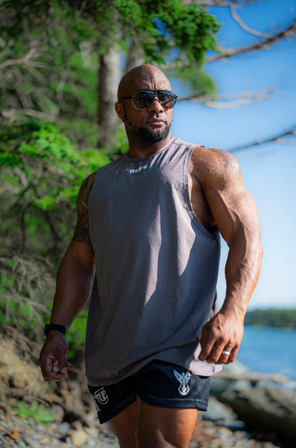 ORIGIN MUSCLE TANK - WOLF GREY
