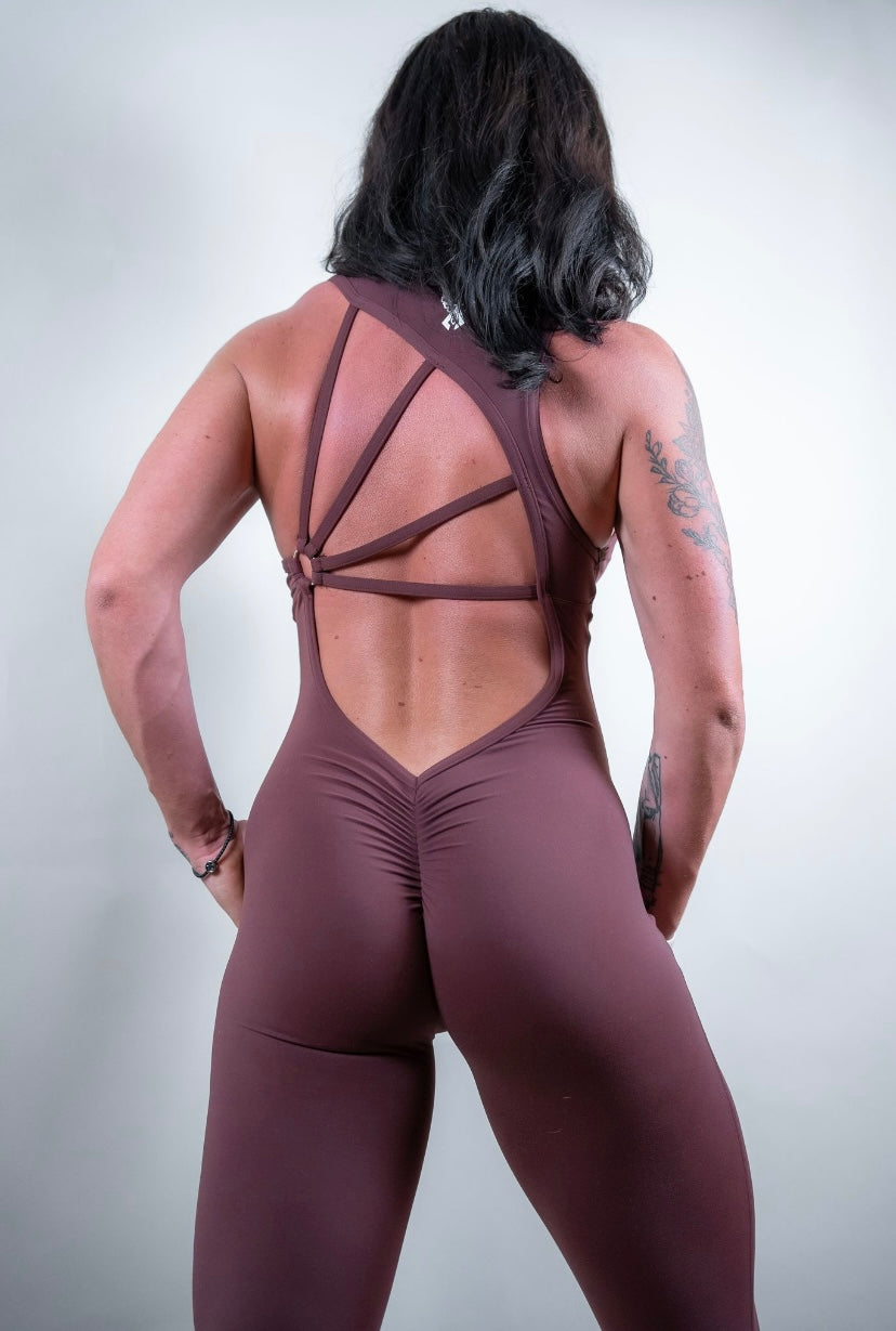 ELECTRA BODYSUIT - TUSCAN BROWN