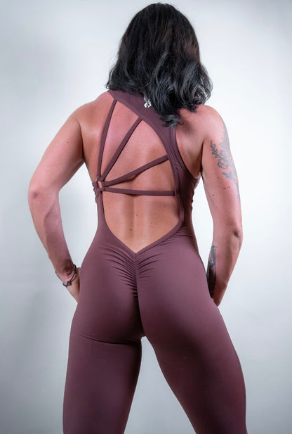 ELECTRA BODYSUIT - TUSCAN BROWN