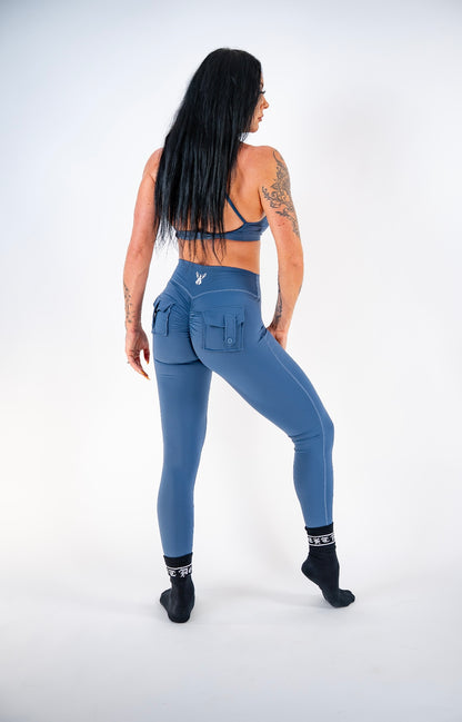 AURORA LEGGINGS - TWILIGHT BLUE