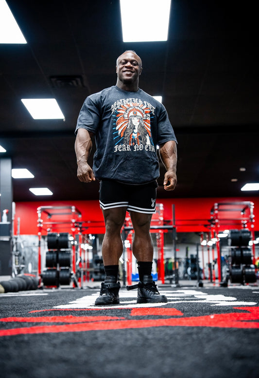 FEAR NO EVIL OVERSIZED TEE - BLACK