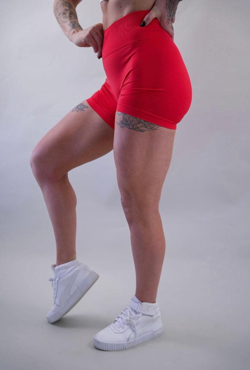 DELUXE SEAMLESS SHORT - CAJUN RED