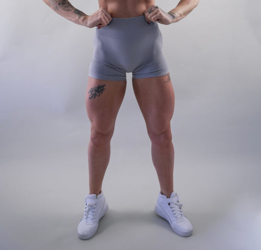 DELUXE SEAMLESS SHORT - ASH GREY