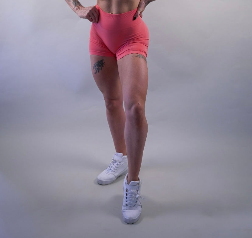 DELUXE SEAMLESS SHORT - SALMON PINK