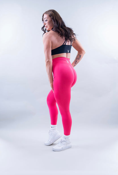 EXPAND SEAMLESS LEGGINGS - MAGENTA