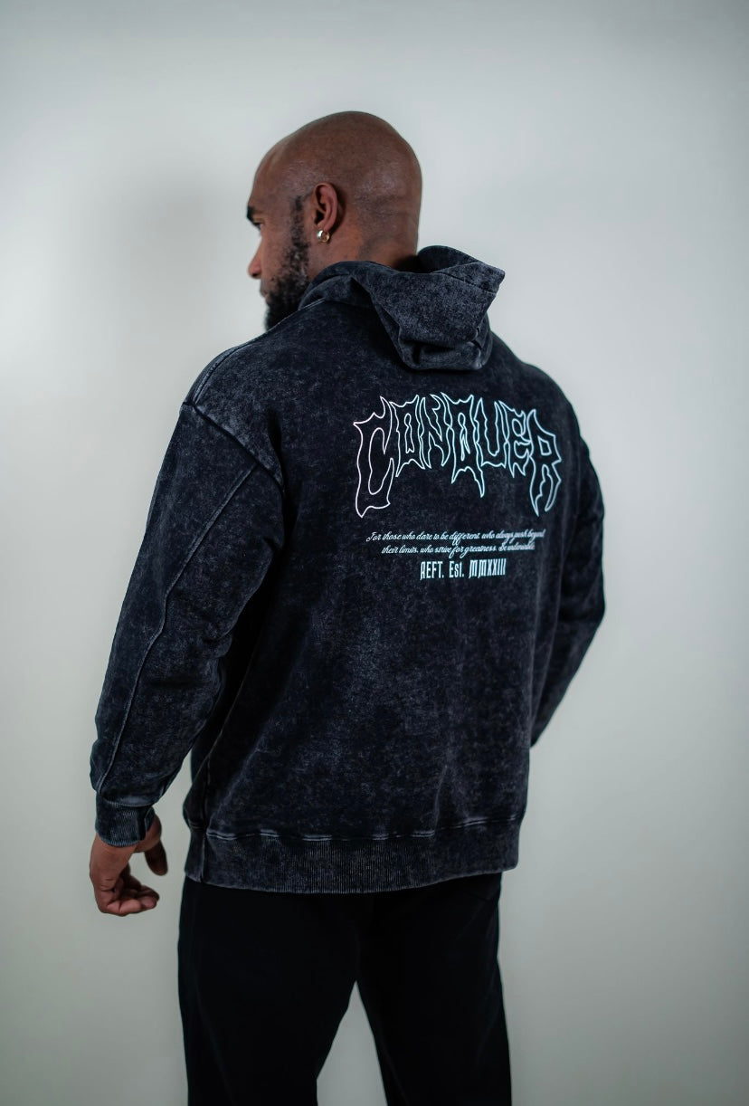 CONQUER HOODIE - BLACK
