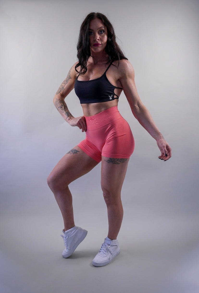 DELUXE SEAMLESS SHORT - SALMON PINK