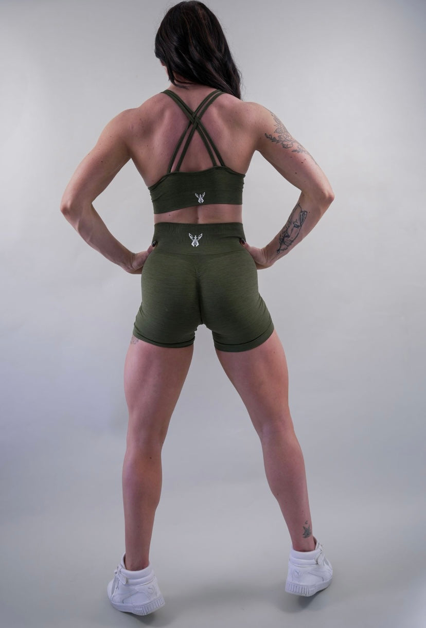 VITAL SEAMLESS BRA - OLIVE