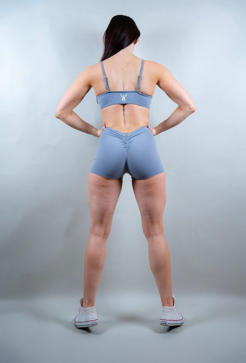 ELECTRA BODYSUIT SHORTS - SMOKEY GREY