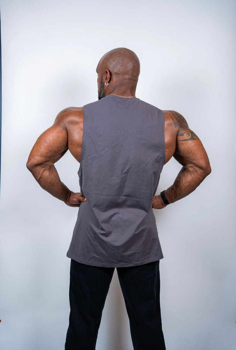 ORIGIN MUSCLE TANK - WOLF GREY