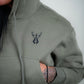 PREMIUM CROP HOODIE - OLIVE
