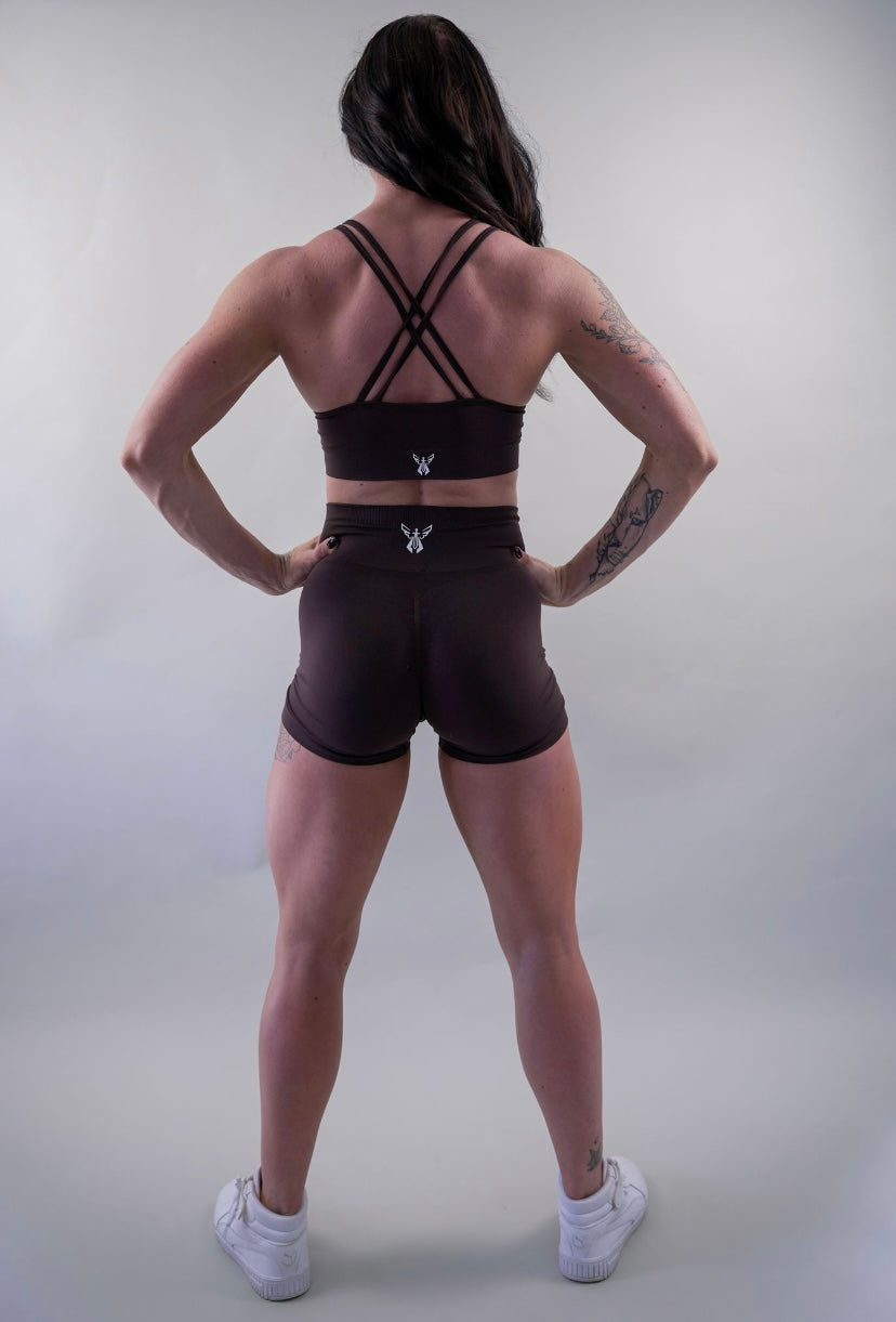 DELUXE SEAMLESS SHORT - CHOCOLATE