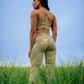 SAFARI SEAMLESS BRA - BIRCH WOOD/SAND