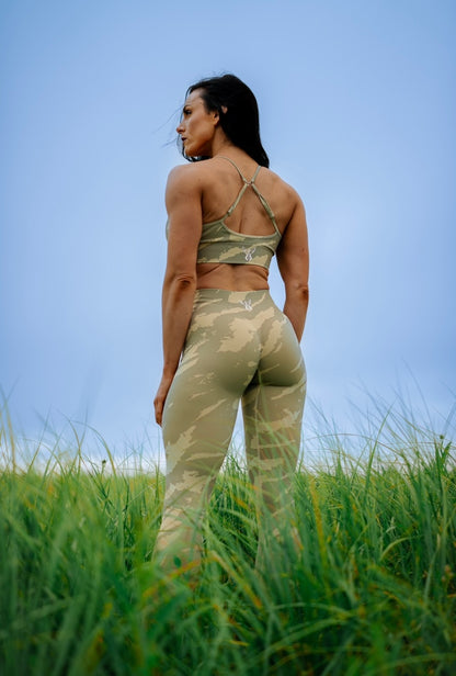 SAFARI SEAMLESS BRA - BIRCH WOOD/SAND