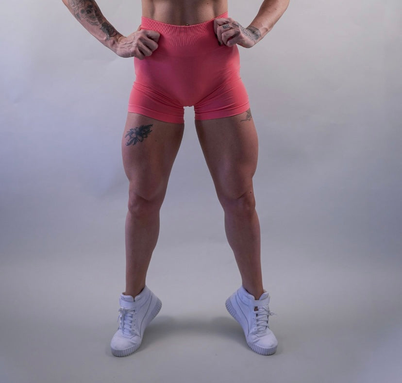 DELUXE SEAMLESS SHORT - SALMON PINK