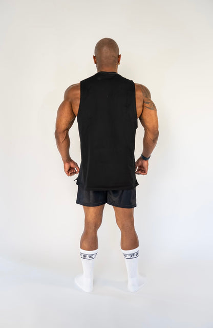ONYX MUSCLE TANK - BLACK
