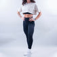 ELEVATE CROP TEE - BEIGE