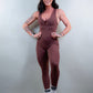 ELECTRA BODYSUIT - TUSCAN BROWN