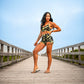 SAFARI SEAMLESS SHORTS - BLACK/CANARY YELLOW