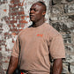 WARRIOR MENTALITY OVERSIZED TEE - HAZELNUT BROWN