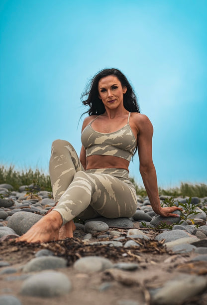 SAFARI SEAMLESS BRA - BIRCH WOOD/SAND