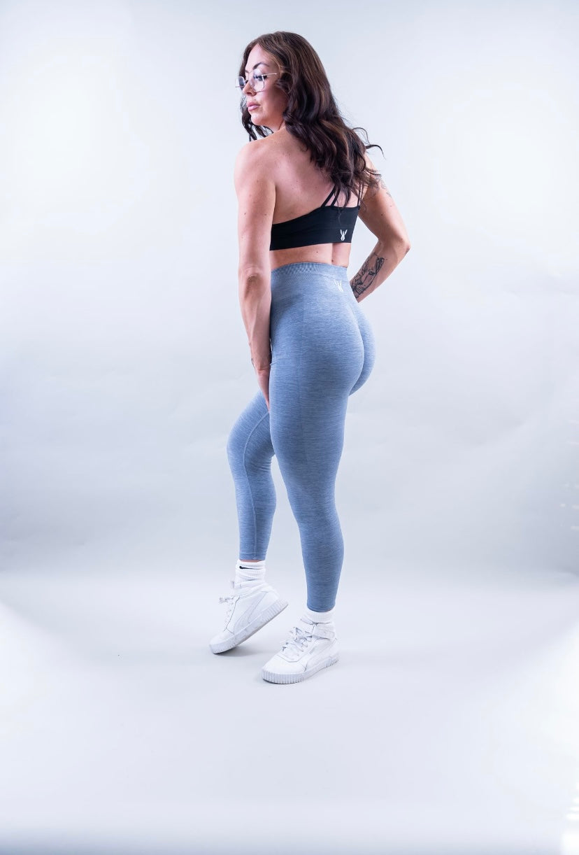 EXPAND SEAMLESS LEGGINGS - GLAUCOUS