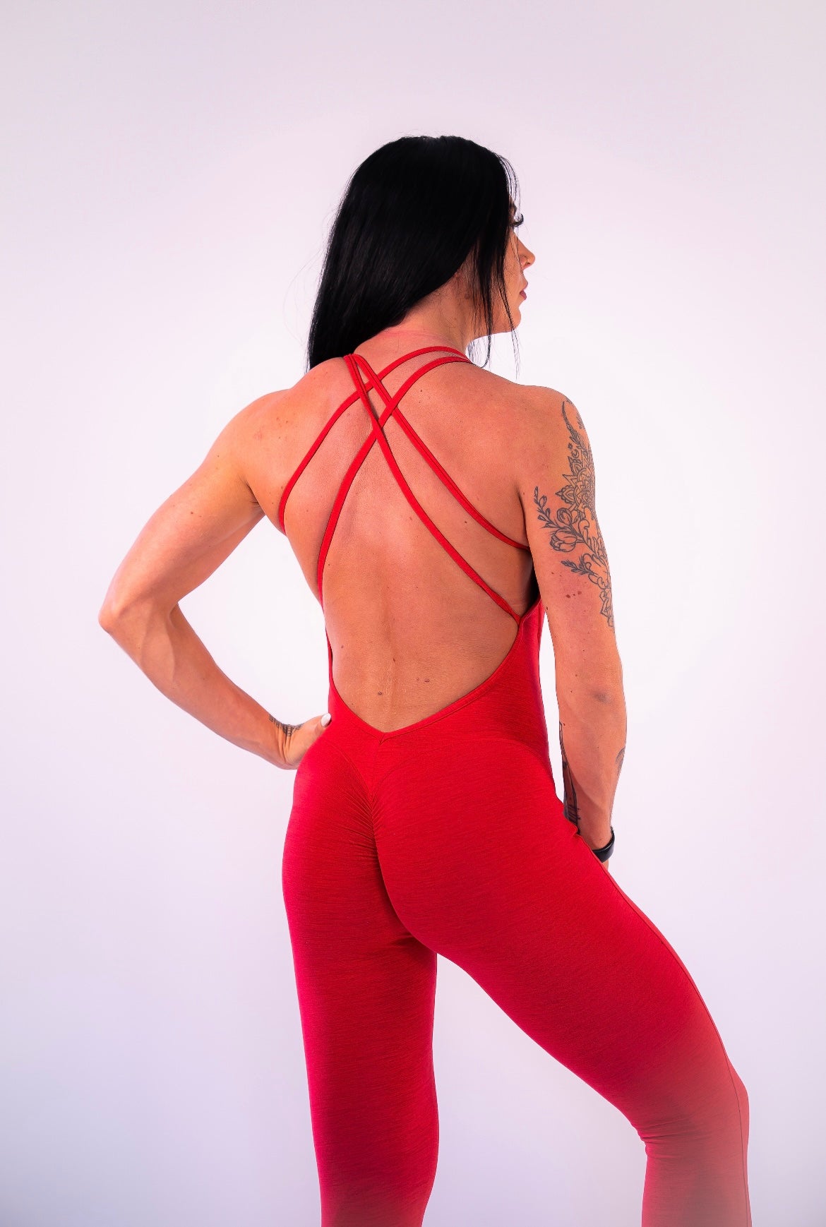 ALLURE BODYSUIT - RED VELVET