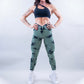 EVOLVE CROSSOVER SCRUNCH LEGGINGS - AMAZON TIE DYE