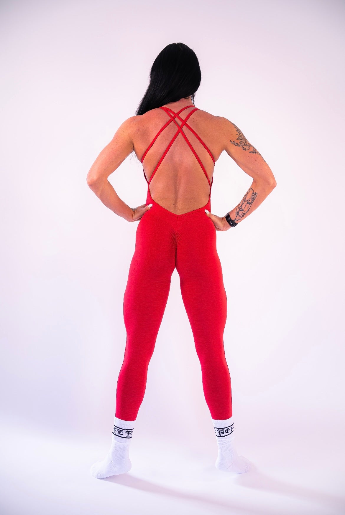 ALLURE BODYSUIT - RED VELVET