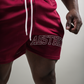 AESTHETICS MESH SHORTS - BURGUNDY
