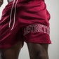 AESTHETICS MESH SHORTS - BURGUNDY