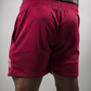 AESTHETICS MESH SHORTS - BURGUNDY