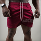 AESTHETICS MESH SHORTS - BURGUNDY