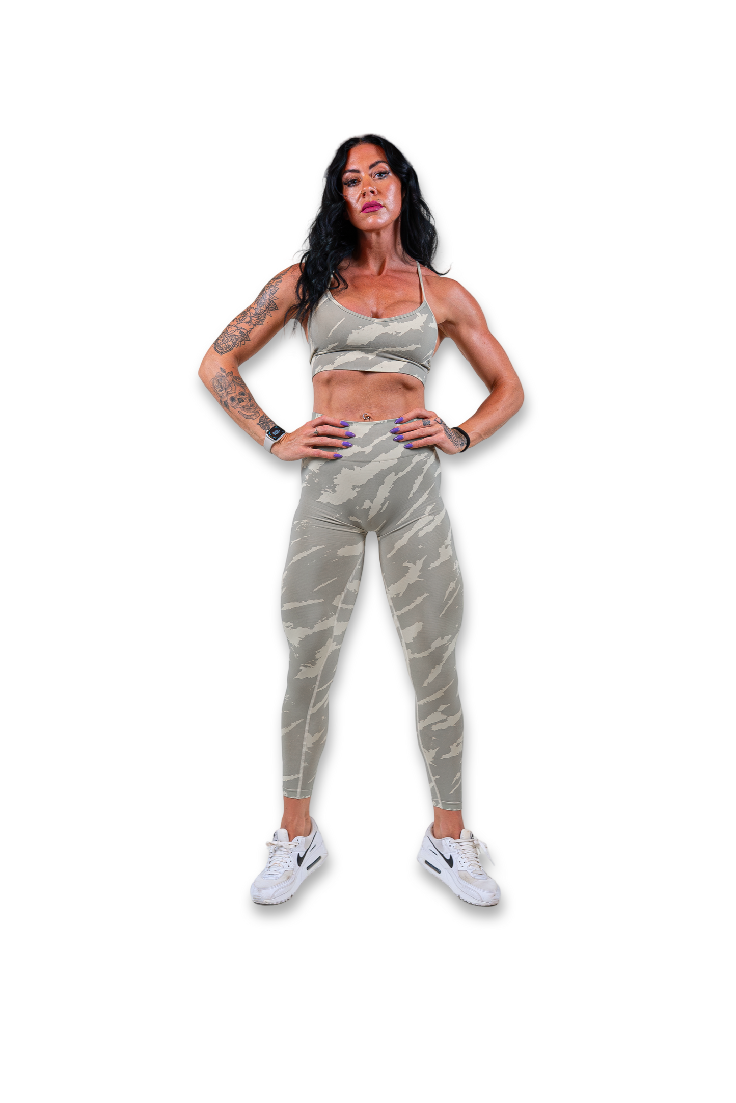 SAFARI SEAMLESS BRA - BIRCH WOOD/SAND