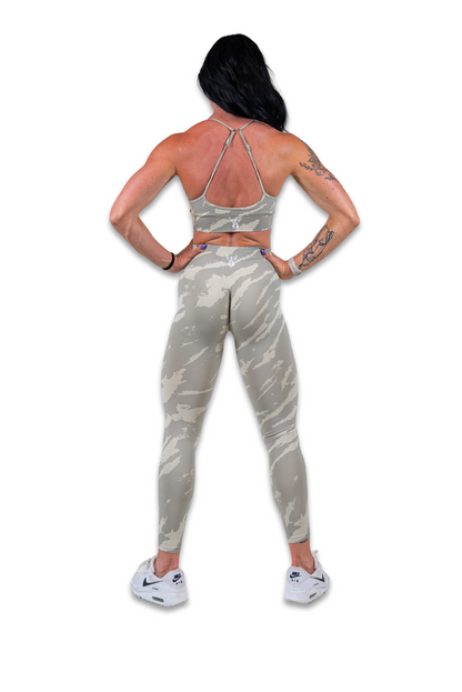 SAFARI SEAMLESS LEGGINGS - BIRCH WOOD/SAND