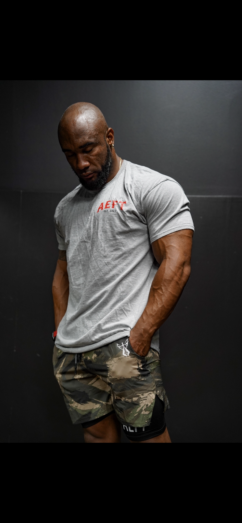 ATHLETIC COMPRESSION SHORTS - CAMO