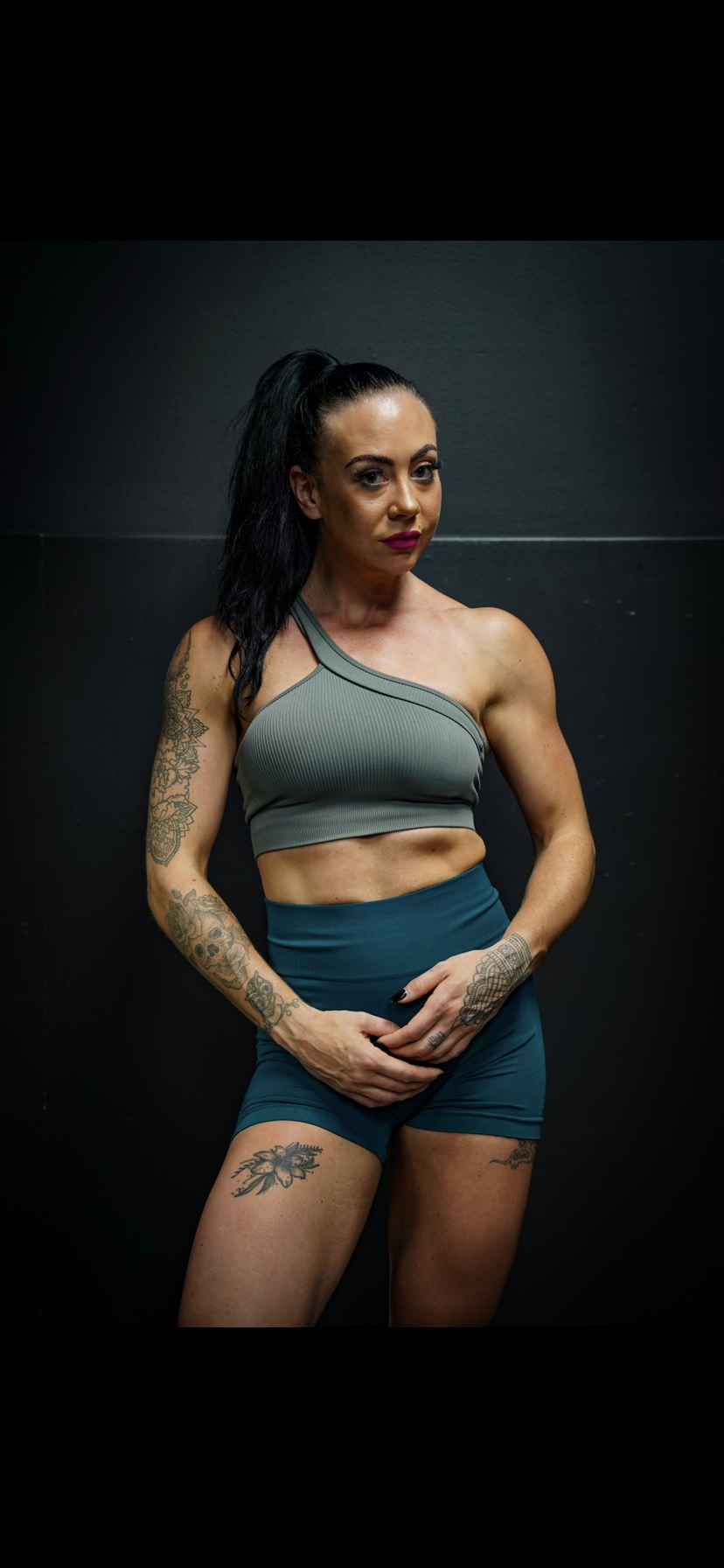DELUXE SEAMLESS BRA - CHARCOAL