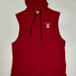 ICON SLEEVELESS HOODIE - BURGUNGY