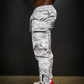 TACTICAL CARGO JOGGERS - WHITE CAMO