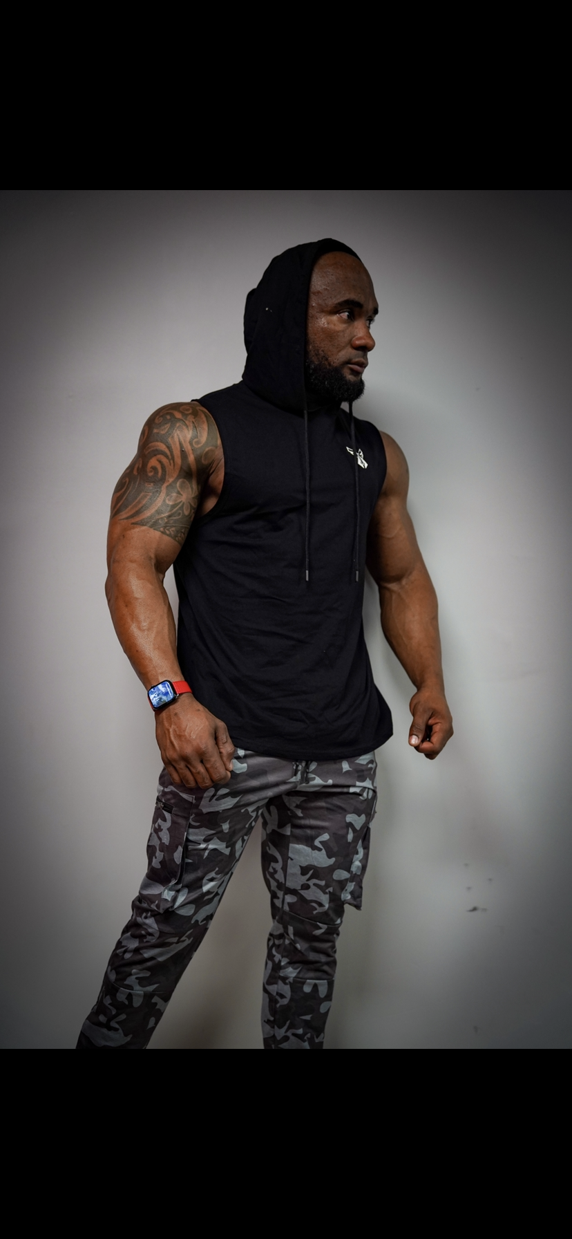 TACTICAL CARGO JOGGERS - BLACK CAMO